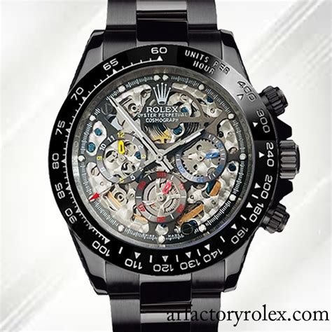 rolex skeleton daytona replica|Rolex daytona real or fake.